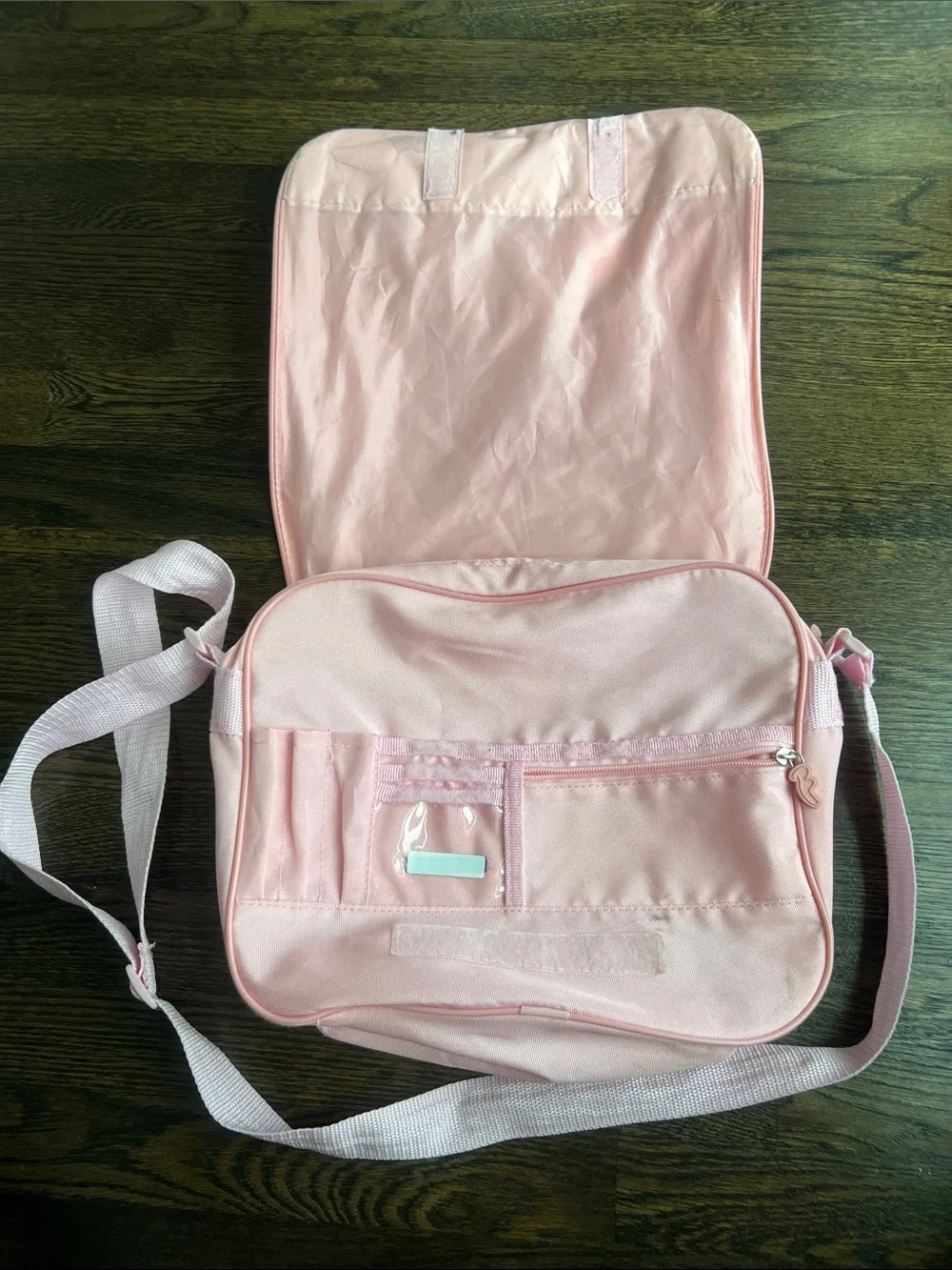 Pink Ballerina Crossbody Bag Messenger Bag Dance Ballet Approx. 14” x 11” x 5”